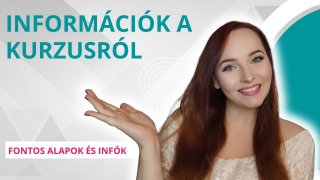 Kurzusok: információk, fontos tudnivalók